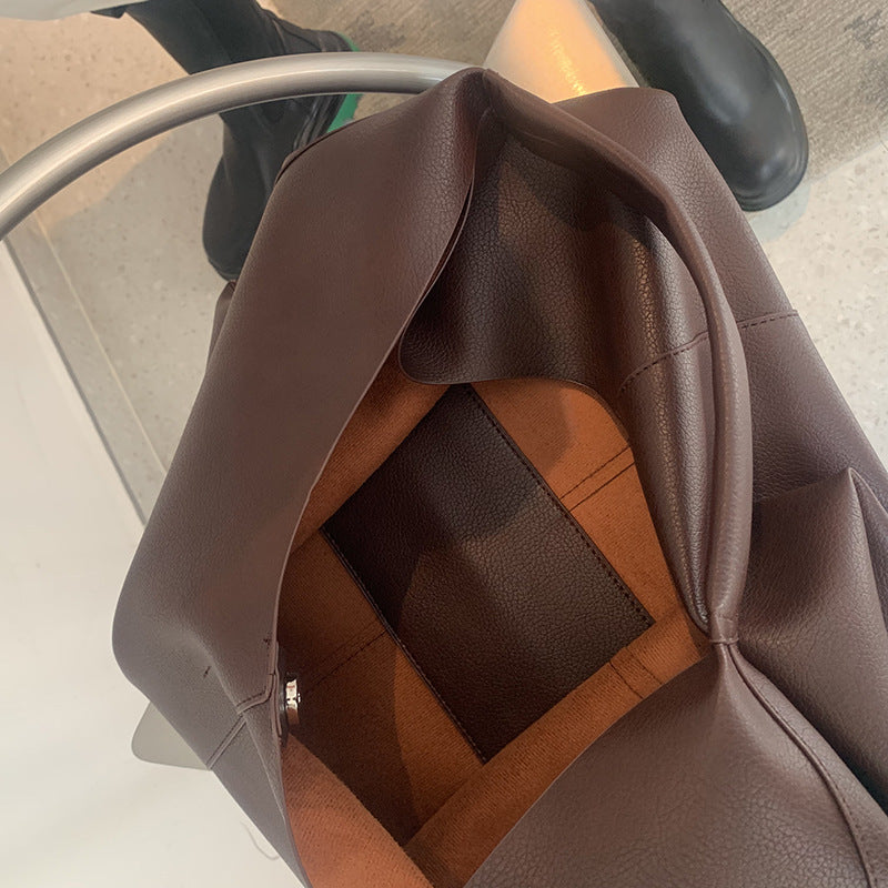 Slouchy Knot Handle Tote Bag