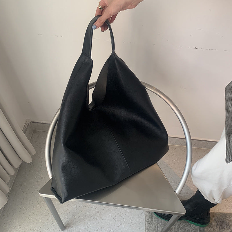 Slouchy Knot Handle Tote Bag