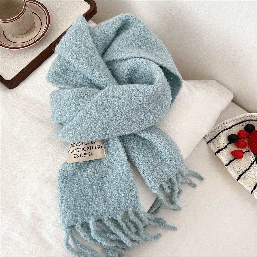 Soft Cloud Bouclé Scarf