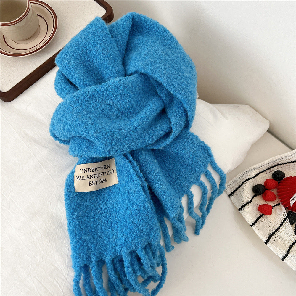 Soft Cloud Bouclé Scarf