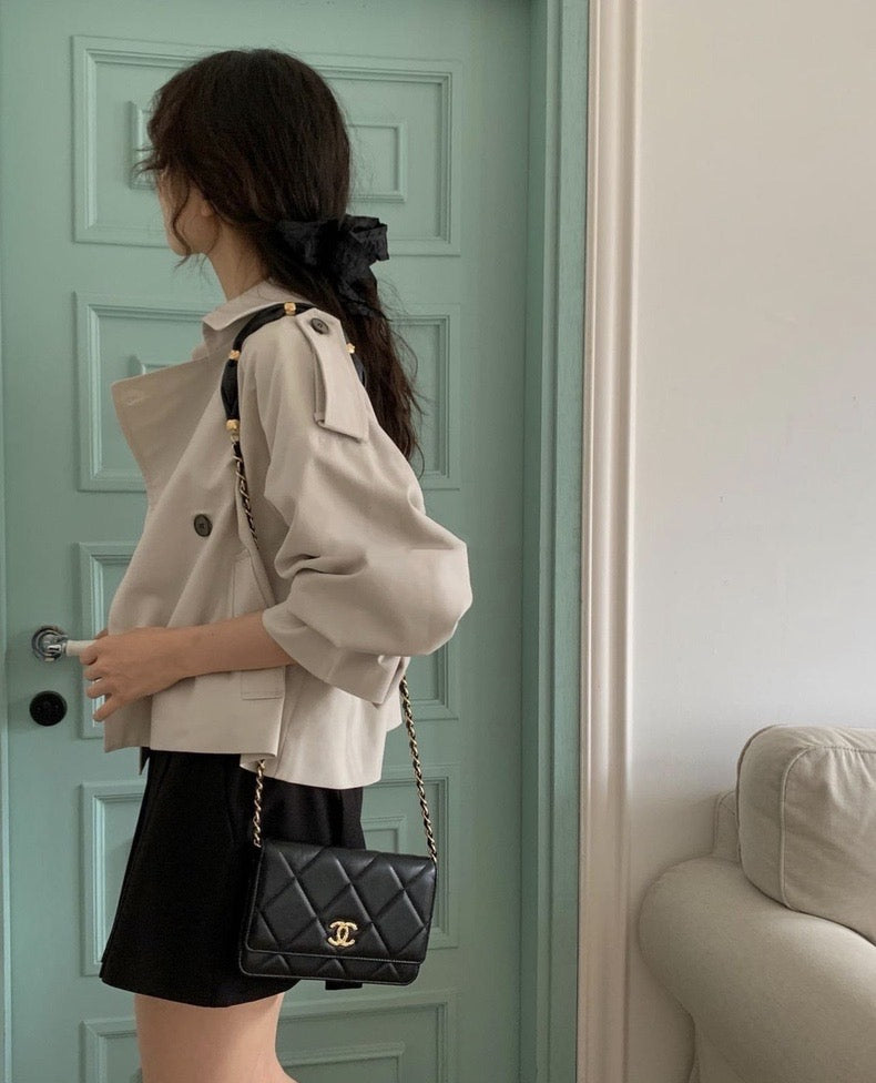 Classic Short Trench Coat
