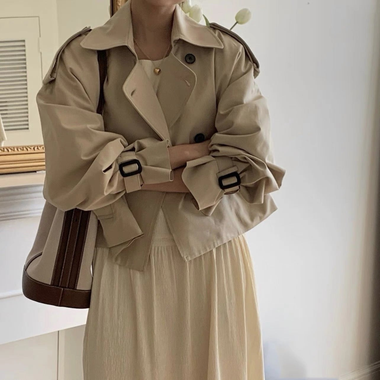Classic Short Trench Coat