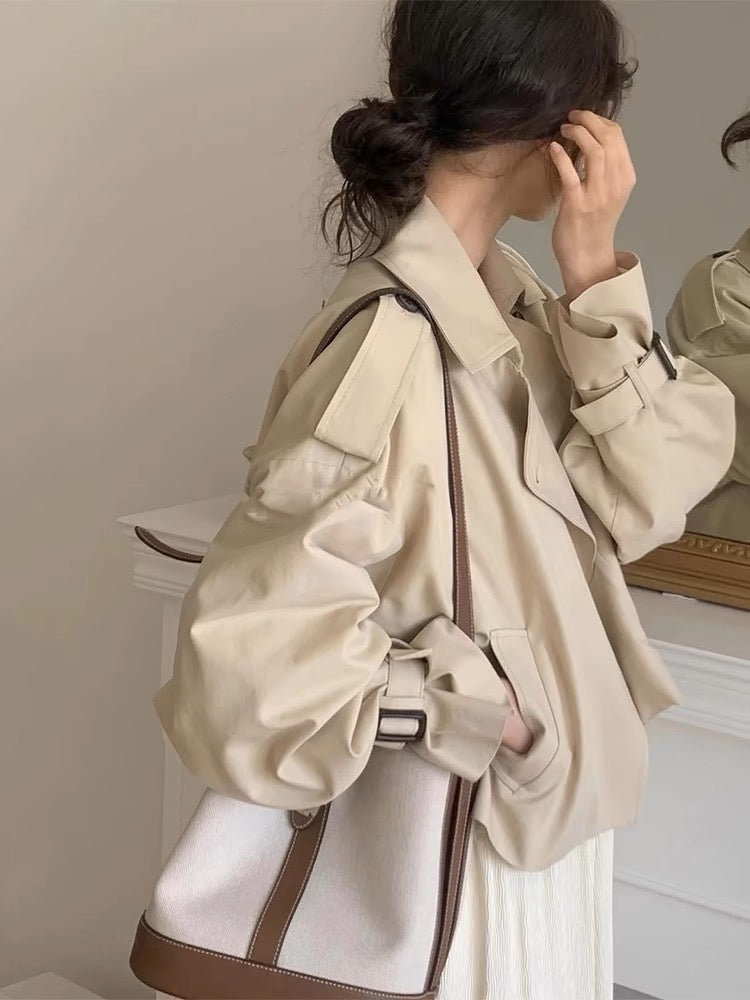 Classic Short Trench Coat