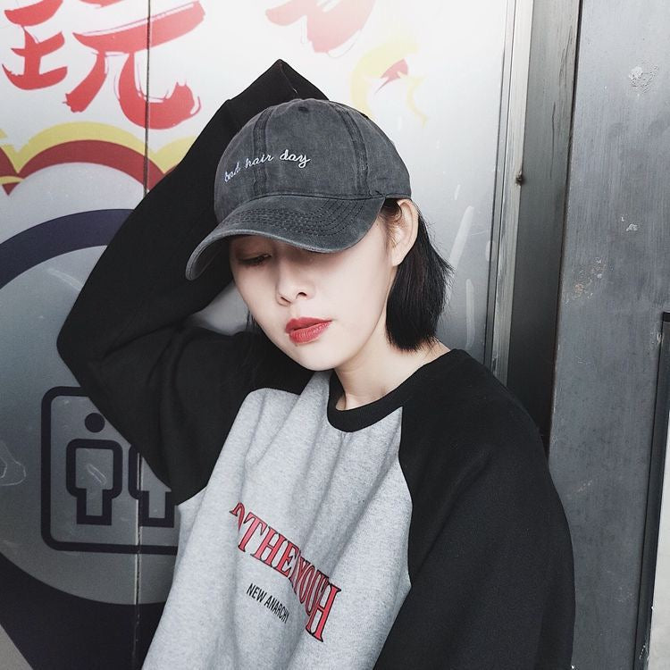 Bad Hair Day Cap – Washed Cotton Dad Hat