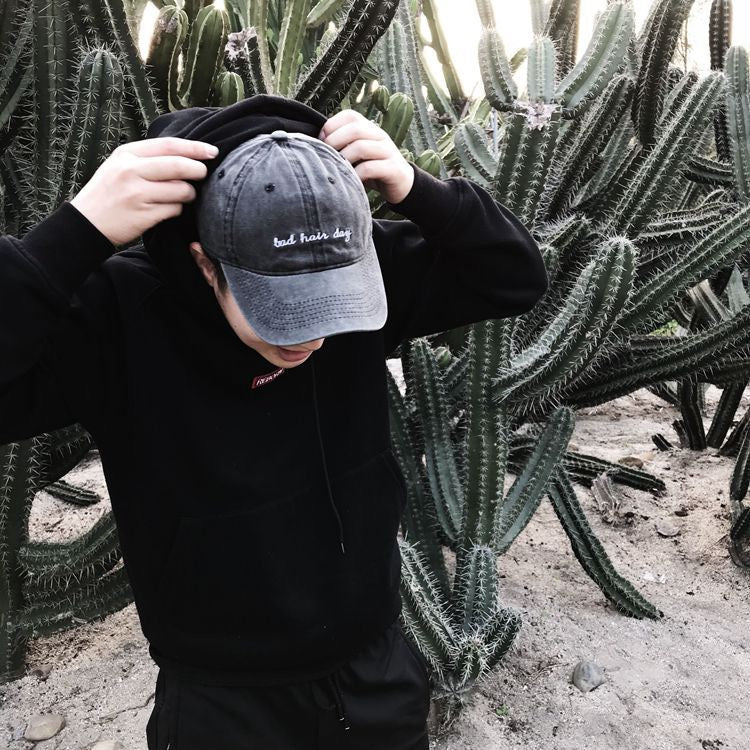 Bad Hair Day Cap – Washed Cotton Dad Hat