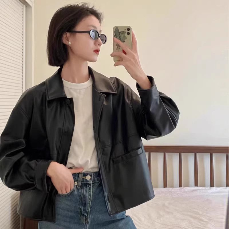 Urban Luxe Faux Leather Jacket