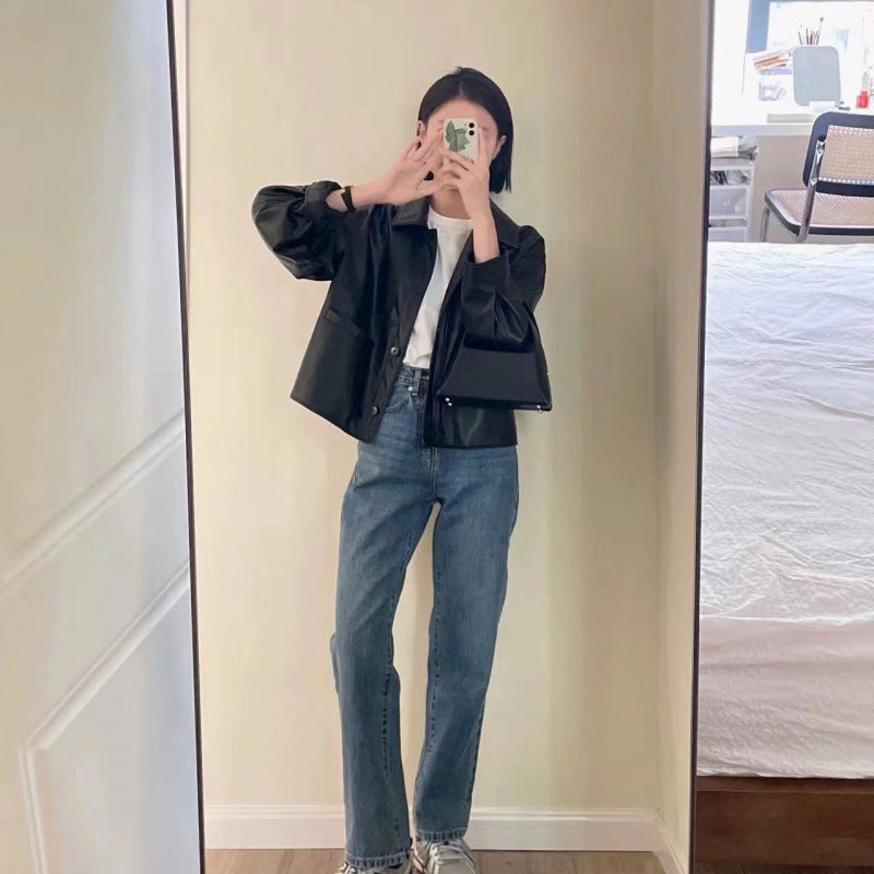 Urban Luxe Faux Leather Jacket