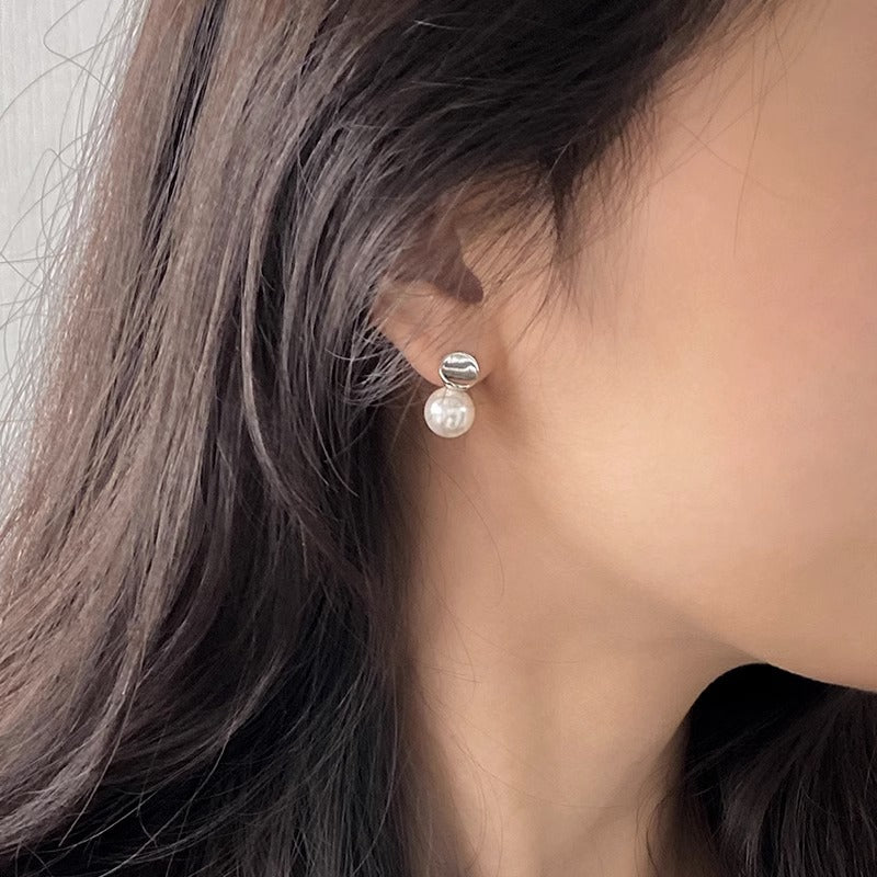 Silver Dewdrop Studs