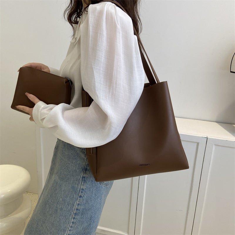 Structured Square Bucket Tote