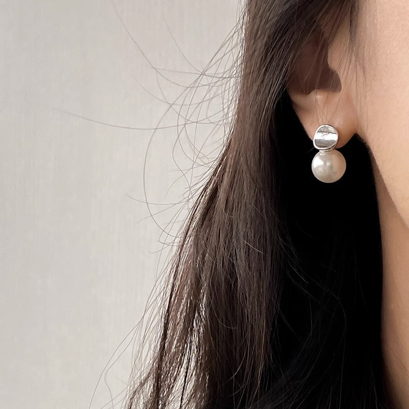 Silver Dewdrop Studs