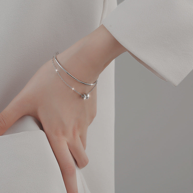 Dual-Band Chain Bracelet