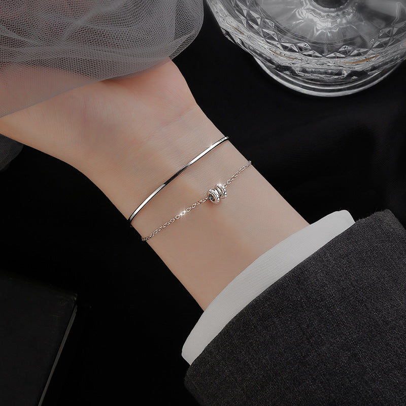 Dual-Band Chain Bracelet