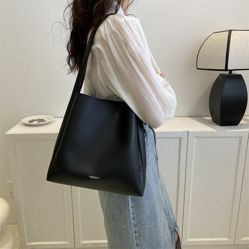 Structured Square Bucket Tote
