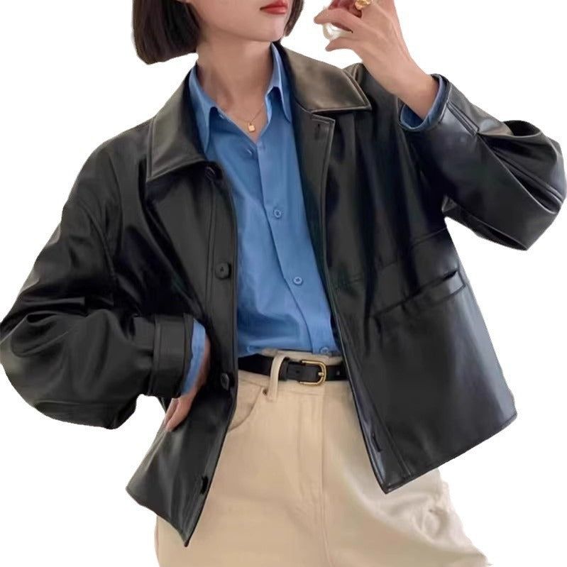 Urban Luxe Faux Leather Jacket