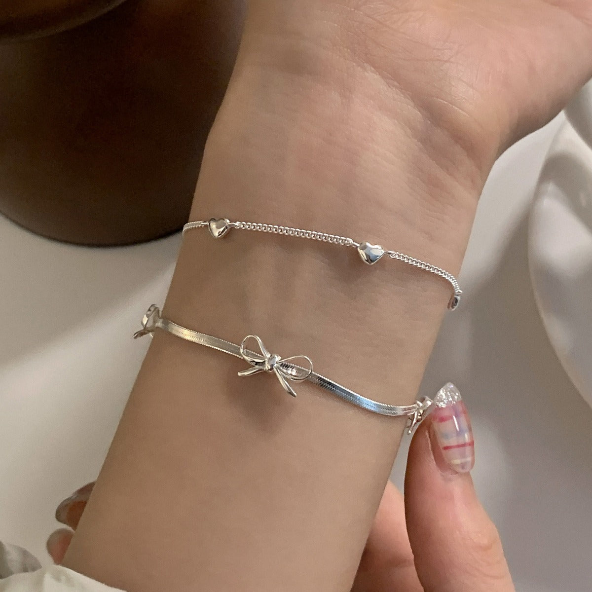 Mini Heart  Layered Bracelet