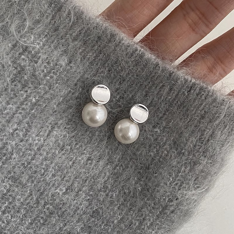 Silver Dewdrop Studs