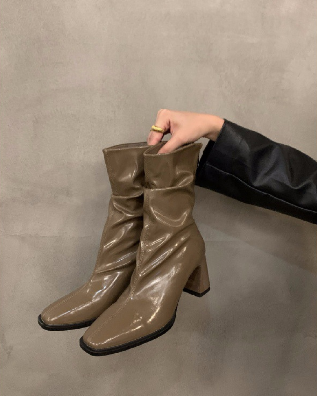 Sculpted Luxe Ankle Boots