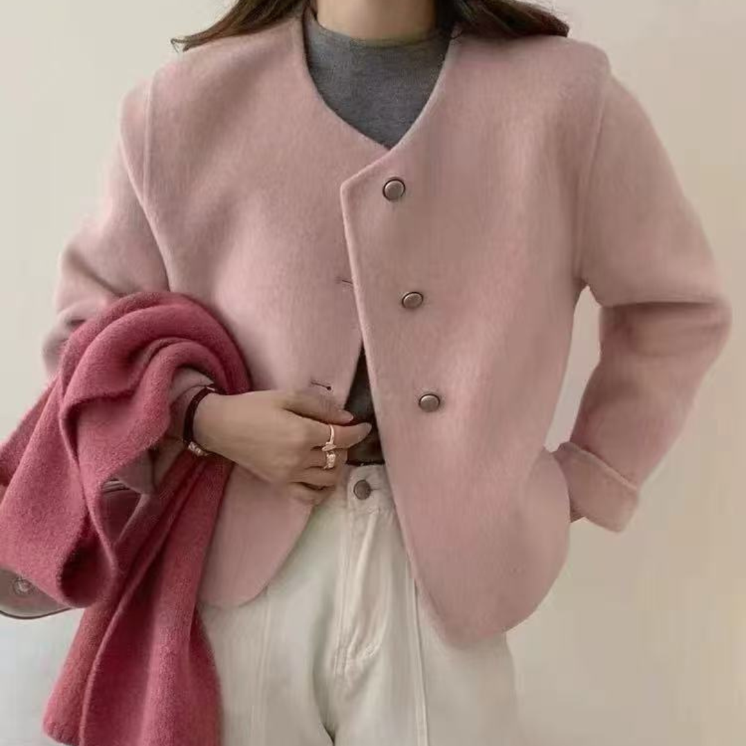 Structured Short Wool Coat