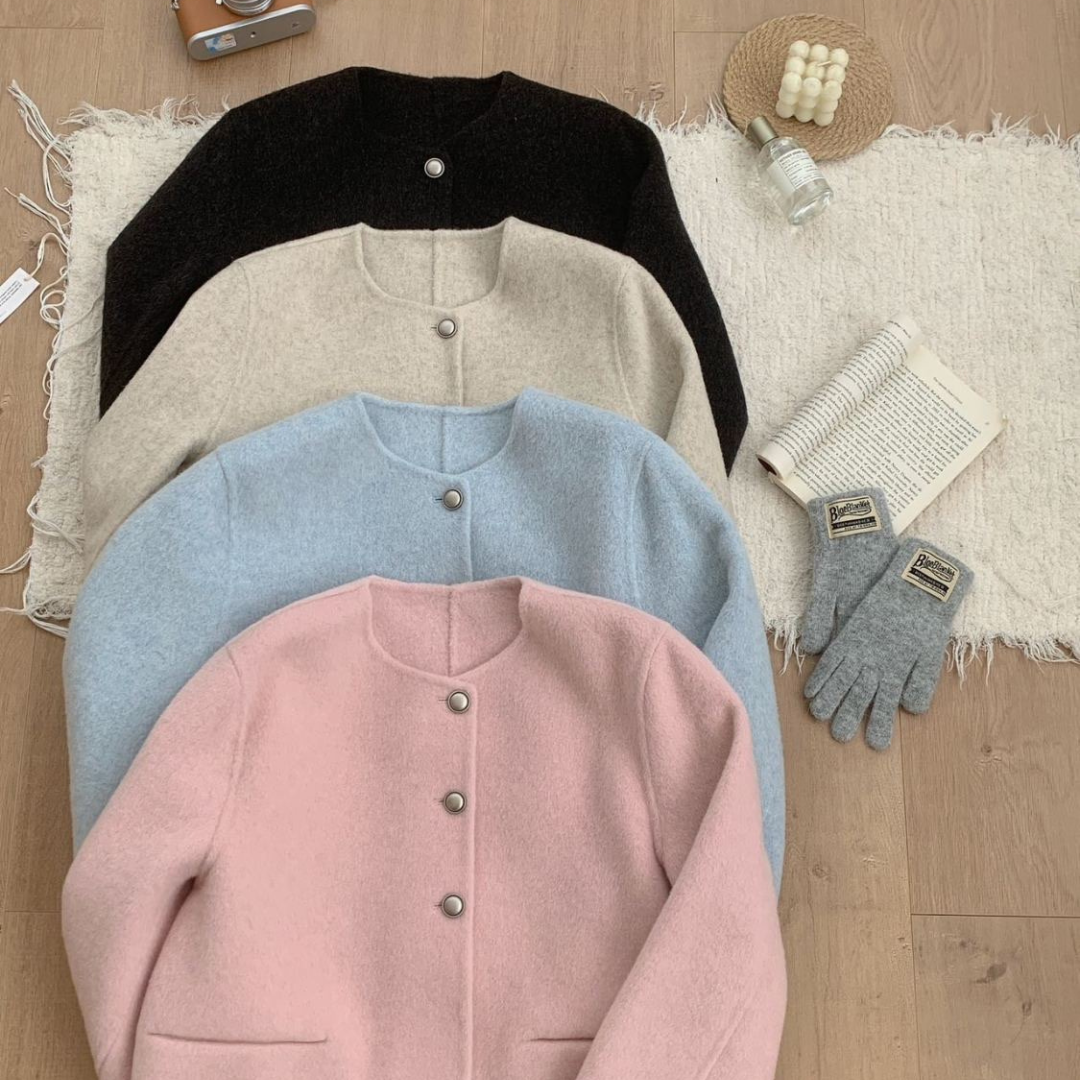 Structured Short Wool Coat