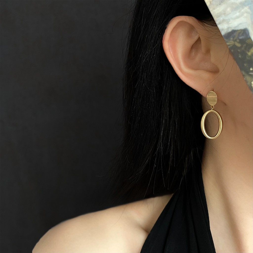 Renaissance Oval Drop Earrings