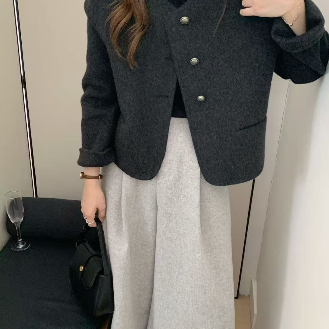 Structured Short Wool Coat
