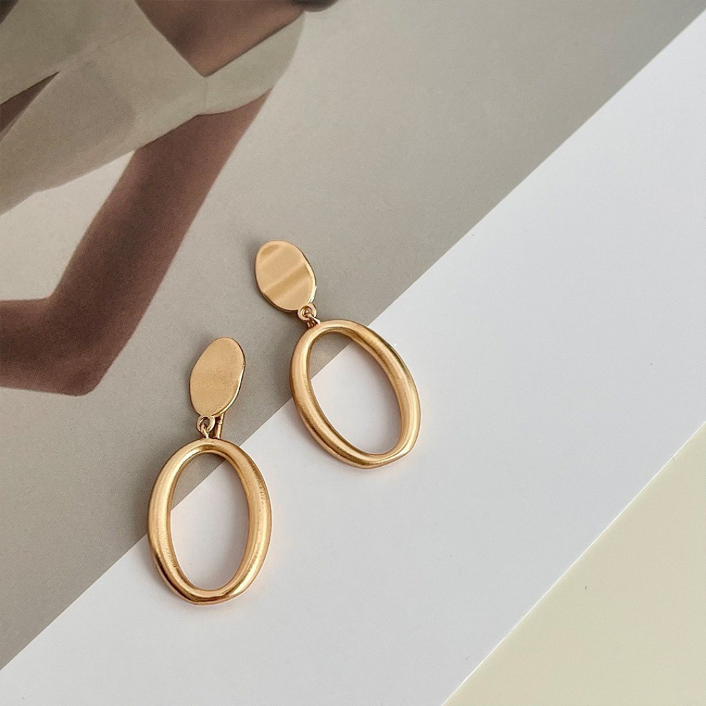 Renaissance Oval Drop Earrings
