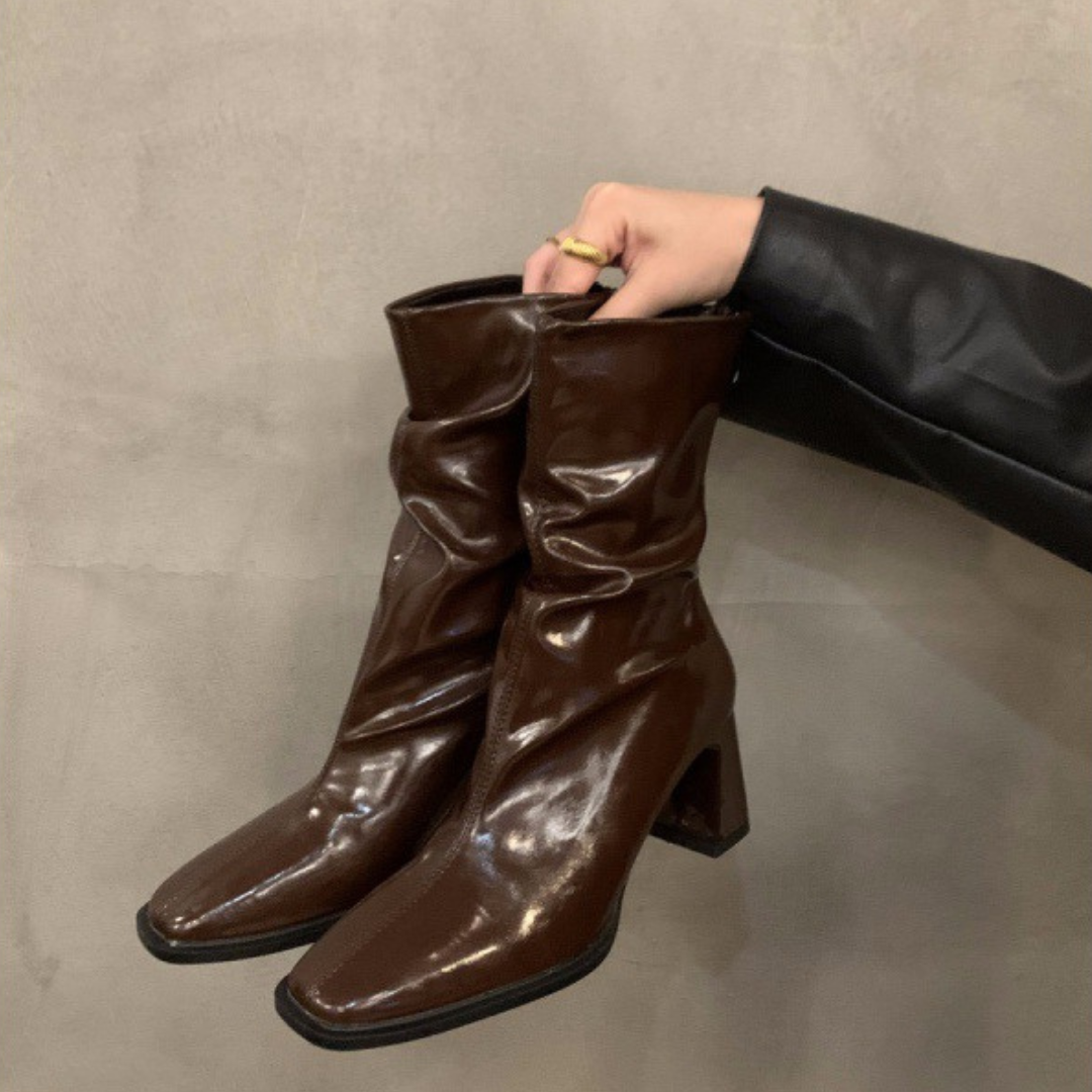 Sculpted Luxe Ankle Boots