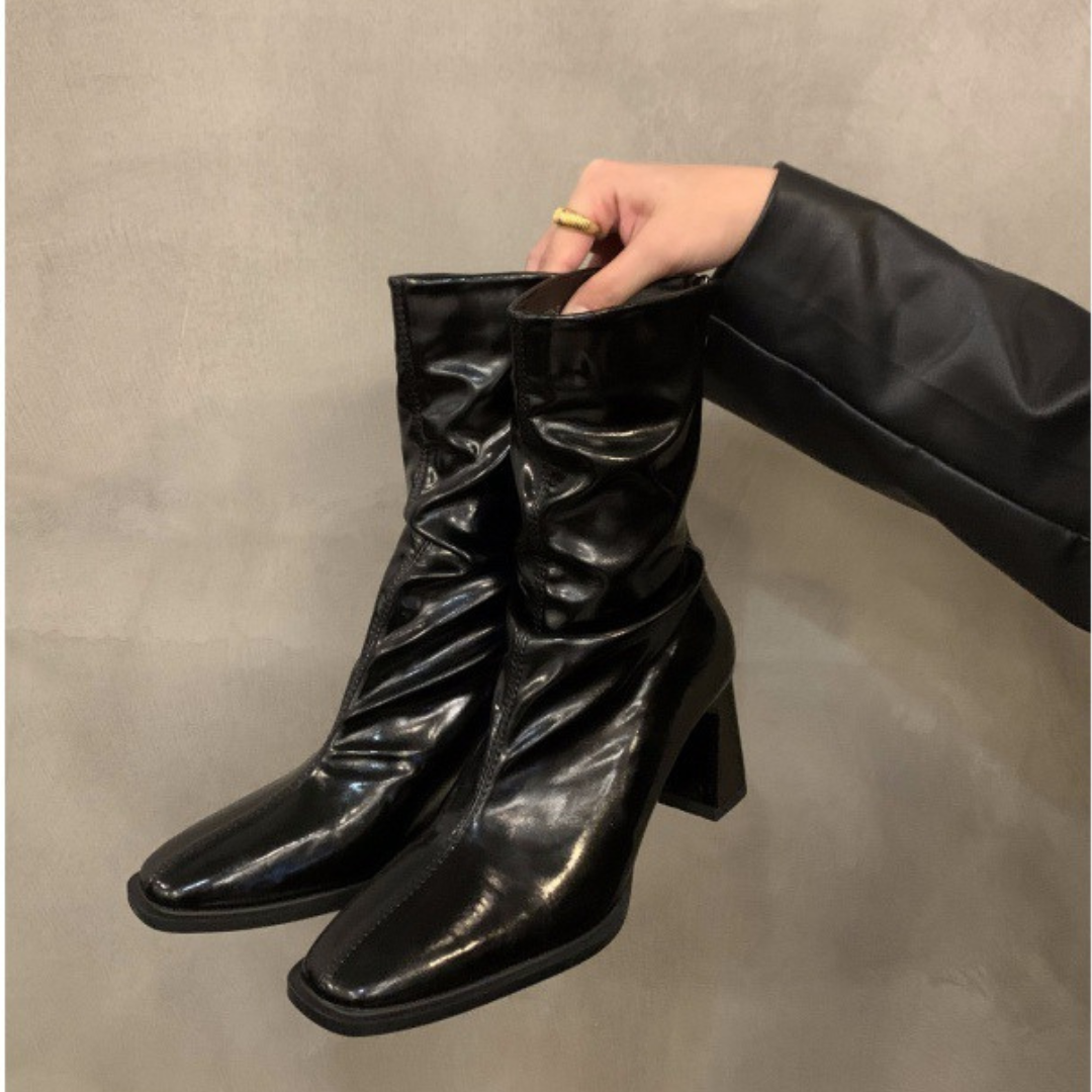 Sculpted Luxe Ankle Boots
