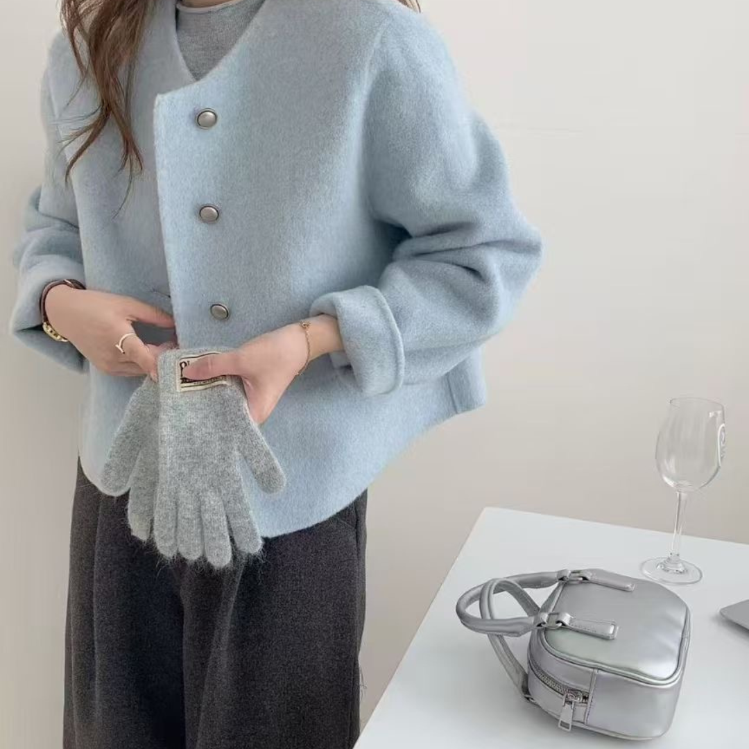 Structured Short Wool Coat