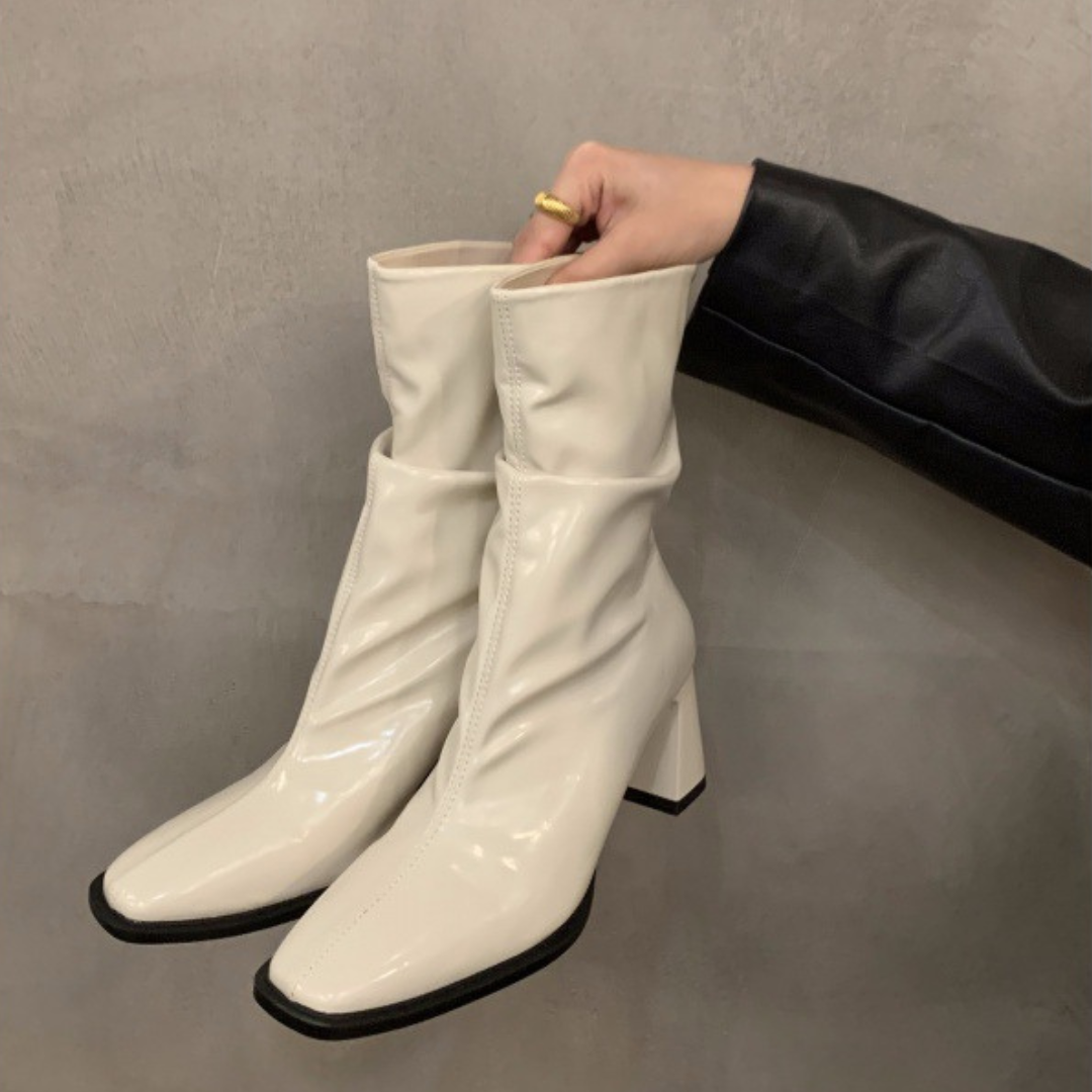 Sculpted Luxe Ankle Boots
